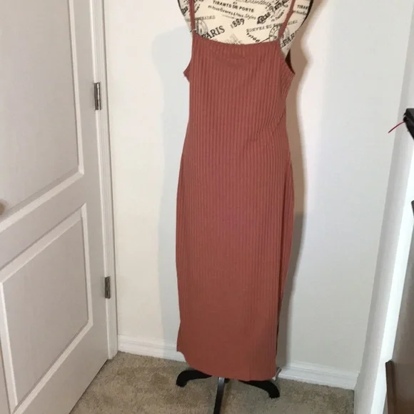 Women Body Con Dress spaghetti Straps TERRACOTTA XLSEXY - Picture 8 of 8